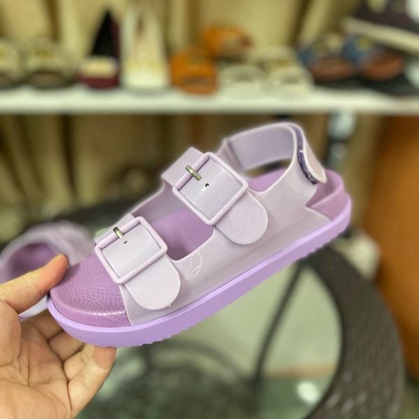Роскошные бренд женской платформы сандалии с пряжкой ремешка лодыжки нижняя каблука корова кожаная прогулка обувь фиолетовый красный большой размер 34-42
