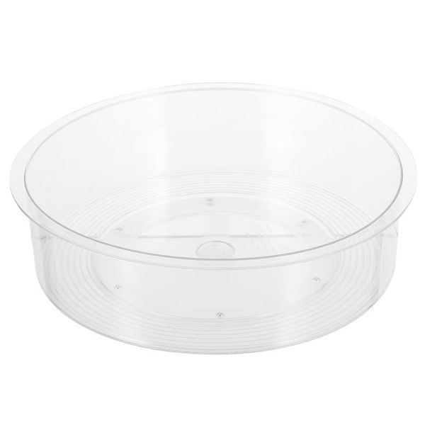 

kitchen storage & organization 1pc multifunctional rotatable makeup box food case (transparent)