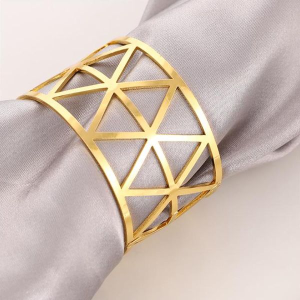 

napkin rings 12pcs/sets western button metal creative prismatic cloth ring for el wedding
