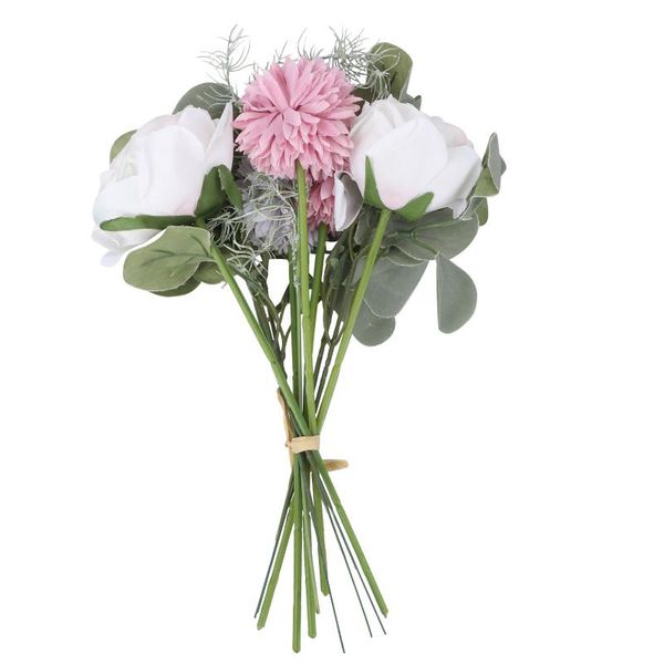 

decorative flowers & wreaths 1pc simulated rose chrysanthemum bouquet fake flower decoration wedding