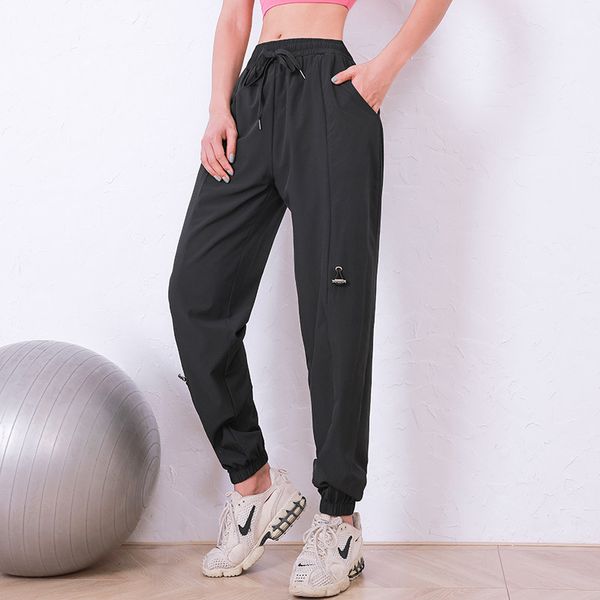 

women s tracksuits sports yoga running basic pants activity seamless fitness pants solid color quick dry drawstring, White;red