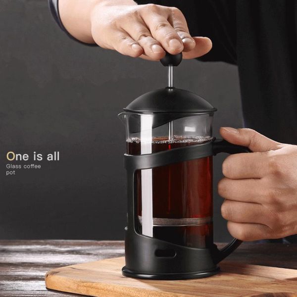 

coffee pots high-capacity 1l share french press coffe filter house home office cafe barista tool coffeepot cold brew tea maker