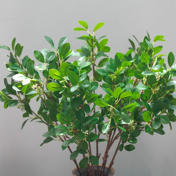 

decorative flowers & wreaths artificial foliage fake leaves mariage home el party ceromony decoration greenery branch