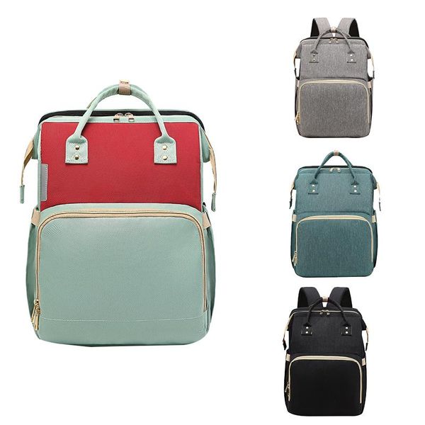 

diaper bags mum baby backpack foldable conversion lightweight bag bed multifunctional travel storage crib