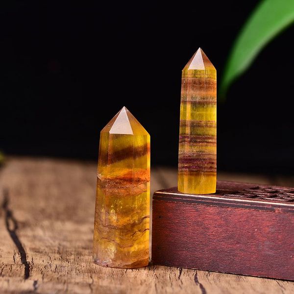 

natural colourful crystal quartz ametist wand point dreamy purple healing stone energy mineral crafts collect home decor 1pc decorative obje