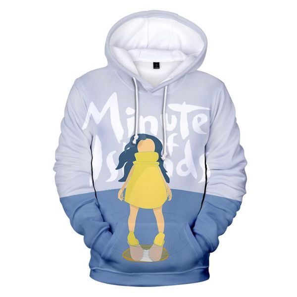 

men's hoodies & sweatshirts minute of isls 3d children sweatshirt cool game harajuku fashion casual coats loose women men hoodie kid pu, Black
