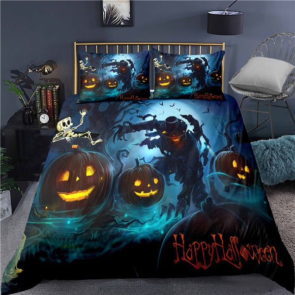 

thorn horror halloween 3d printing colorful bedding sets duvet cover-13