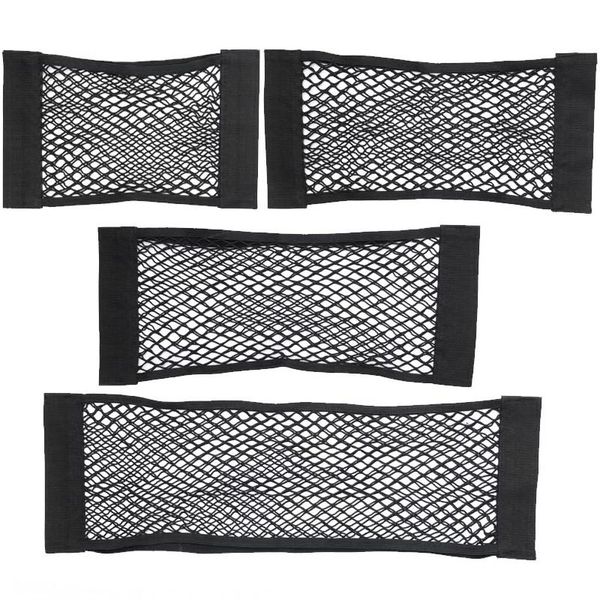 

car organizer rear seat back storage net univesal bag mesh stretch network stowing tidying packet vehicle supplies decor