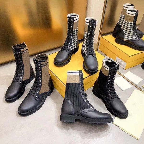 Botas femininas de grife, as últimas botas de neve da moda, adequadas para vários lugares na primavera, outono e inverno, roupas especialmente projetadas EU35-EU40