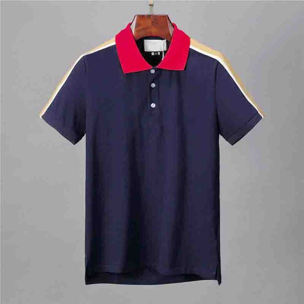 

2022 brand fashion polos t-shirt men casual t shirt embroidered medusa cotton polo shirt high street collar polos shirts size m-xxxl, White;black