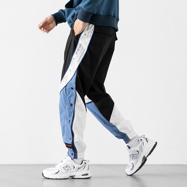

casual wear black red spring autumn sports pants with pockets men's fashion skateboard