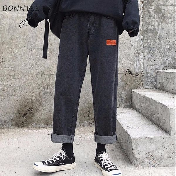 

jeans women wide leg denim vintage boyfriend streetwear high waist womens trousers ankle-length kpop all-match loose 2xl ulzzang women', Blue