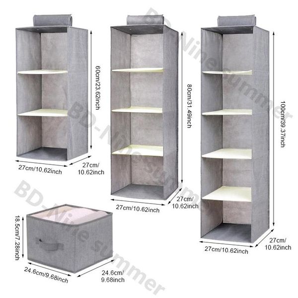 

clothing & wardrobe storage creative household clothes hanging drawer box underwear sorting wall closet organizer shelves organizadores