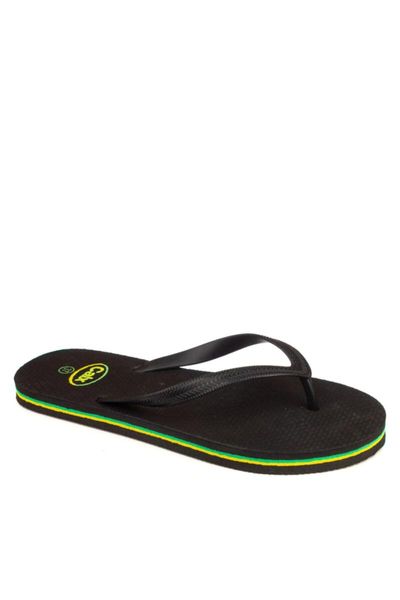 

women's thong sandals slippers, Black