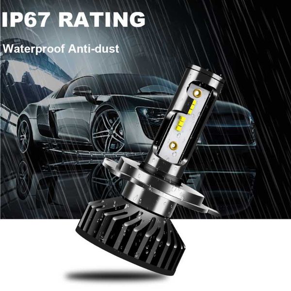 

car headlights 2 pieces headlight led canbus zes chip h1 h3 h4 / 9005 h7 h11 h8 h9 9005/9006/9012 fog light 6000k 12v 24v headlamp