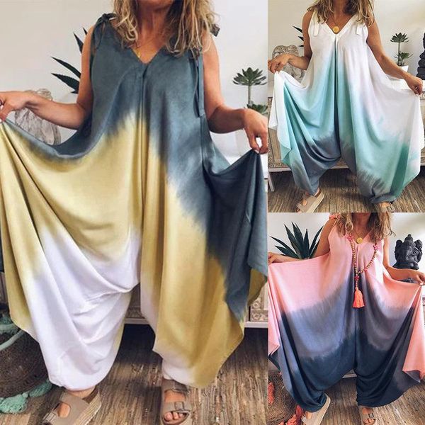 

women's jumpsuits & rompers womens jumpsuit ladies overalls woman summer women elegance 2021 pants polyester solid, Black;white