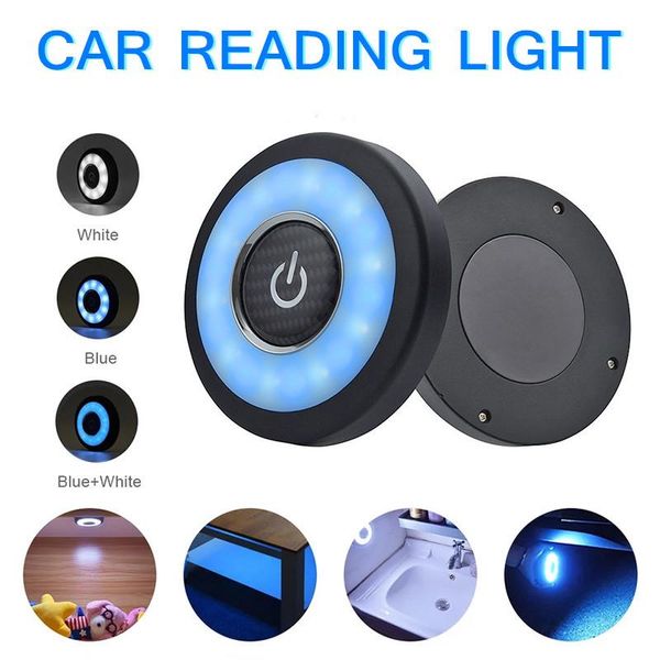

emergency lights car accessories interior ornament touch type night light roof ceiling magnet lamp automobile reading