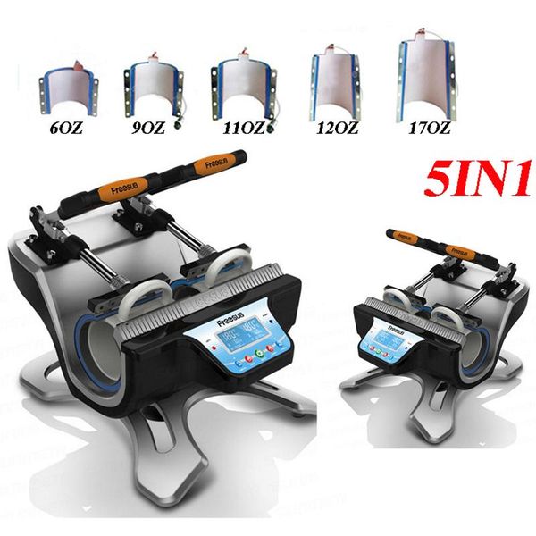 

printers wtsfwf 5in1 st-210 double-station thermal mug press machine heat