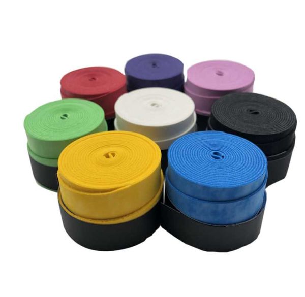 

sweatband sweat absorbent belt badminton racket tennis fishing rod scrub dry hand glue bepractice balls accessories, Yellow;black
