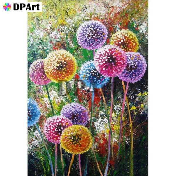 

diamond painting 5d full square/round drill dandelion daimond embroidery cross stitch mosaic crystal picture dec m857