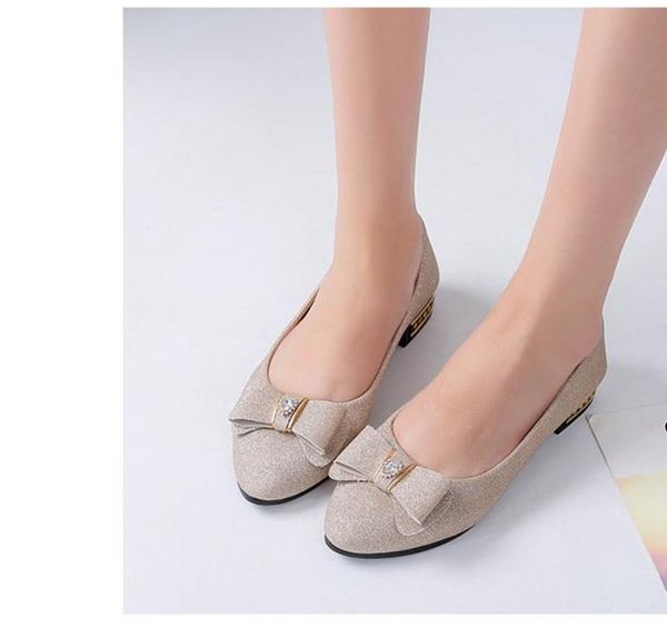 

2021 spring and autumn shoes with new style fashion low heel pointed end women's shoes@9031, Black