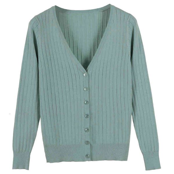 

women's knits & tees female knitted cardigan with long sleeves, jacket cleavage in v for autumn 5kjw, White