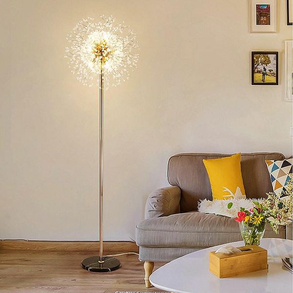 

modern led crystal reading floor lamps light tripot metal tripod lamp