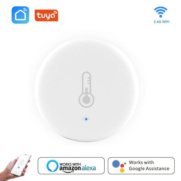 

smart home control tuya zigbee temperature and humidity sensor tuya/smart life app battery powered remote