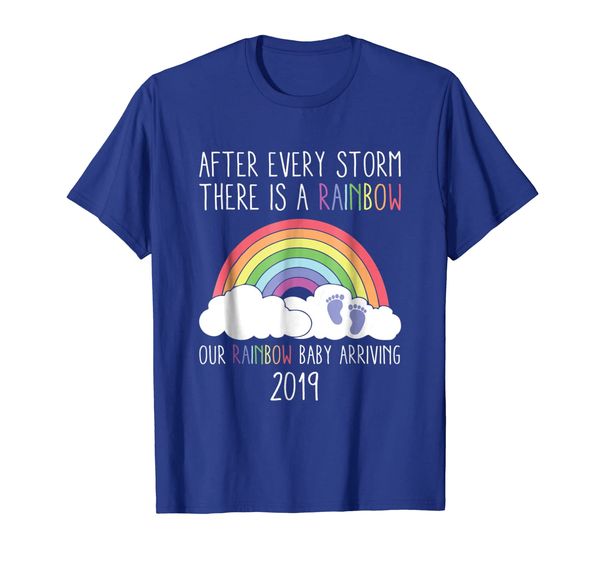 

after every storm there is a rainbow 2019 gift humor t-shirt, White;black