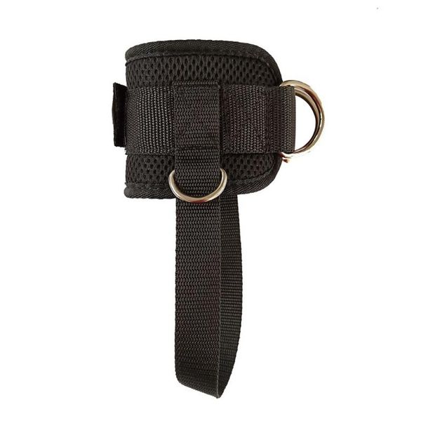 

ankle support d-ring adjustable straps with cable leg pulley lifting fitness exercise strap original pedal-bound, Blue;black