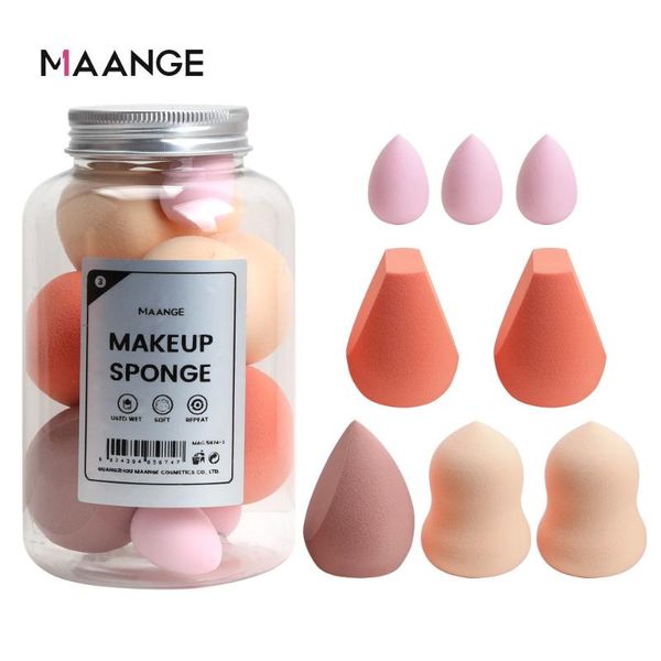 

sponges, applicators & cotton 8pcs makeup sponge puff beauty egg face foundation powder cream sponges cosmetic tool women's make up acc