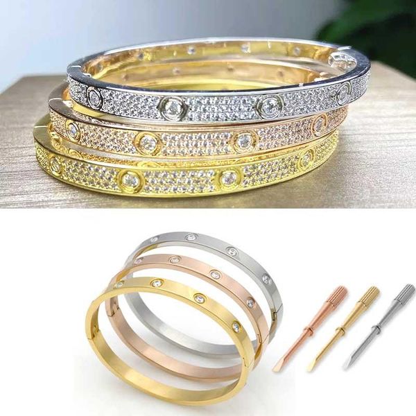 

bangle luxury bangles for women bracelets stainless steel men zirconia gold classic style brand product jewelry gifts, Black