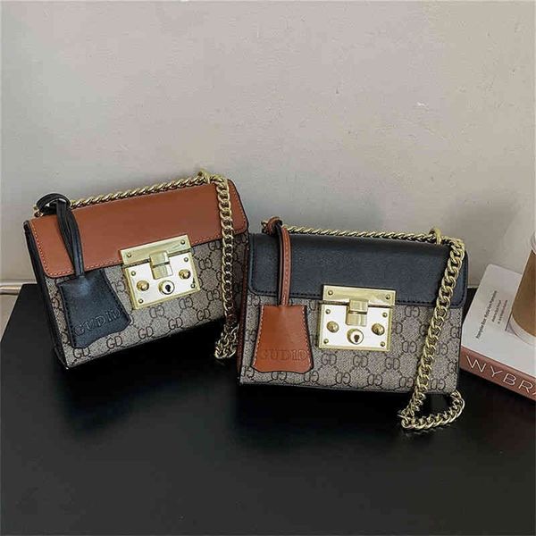 

83% off wholesale sale new star same lock small square chain fashion printed women's single shoulder oblique cross explosion bag