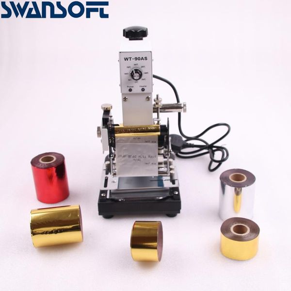 

craft tools swansoft pvc card invitation stamping machine wt-90as membership logo