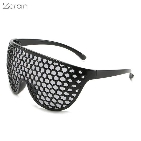 

sunglasses one piece women big frame glasses vintage hollow out sunglass men design eyewear uv400, White;black