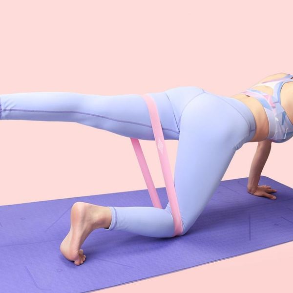 

resistance bands fitness hip workout exercise loop legs thighs bootie training lifting band strength belt