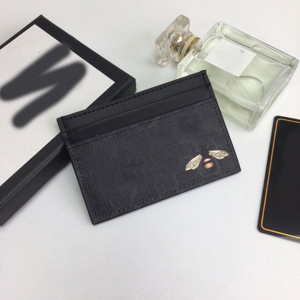

slim men clutch billfold wallet credit id card bank holder thin purse package coin pouch bag business women real leather card case b0gc#, Brown;gray
