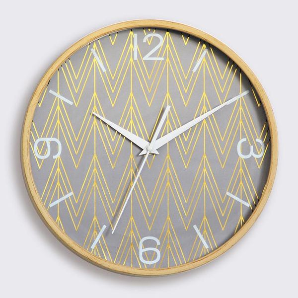 

wall clocks simple geometric clock nordic modern design silent creative living room relogio de parede home decor de50zb