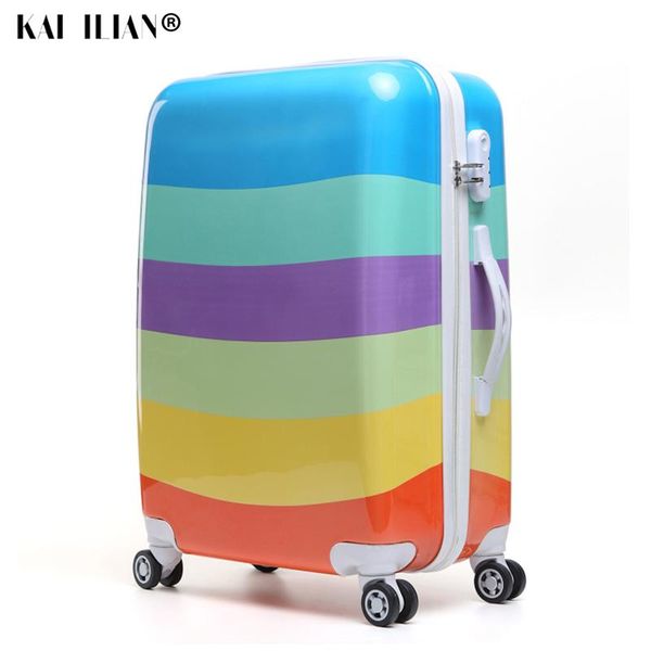 

suitcases women travel luggage case spinner suitcase men rolling on wheels 20/22/24/26 inch lady wheeled trolley bag
