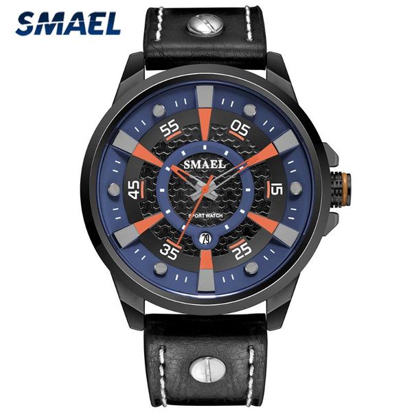 

men watch fashion sports quartz wrist leather waterproof military male clock relogio masculino wristwatches, Slivery;brown