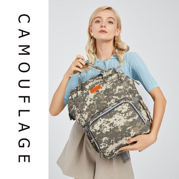 

diaper bags mommy baby bag multifunctional outdoor travel large capacity camouflage backpack stroller