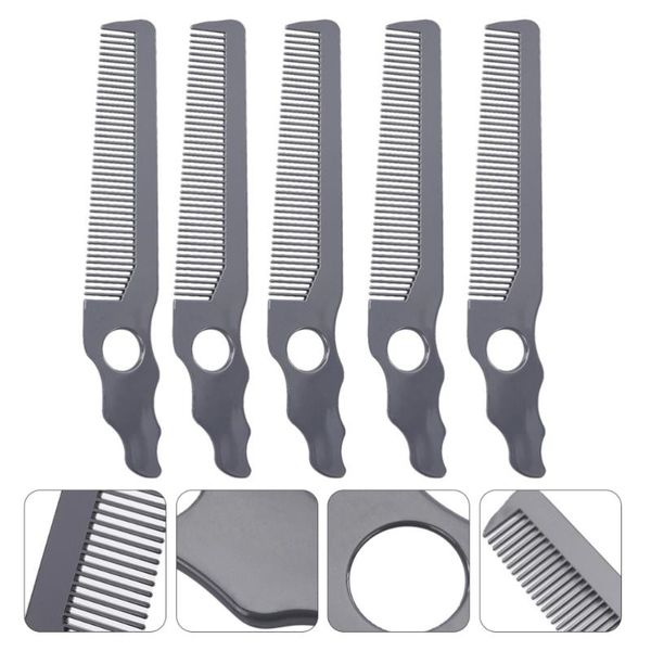 

hair brushes 5pcs hairdressing combs barbershop salon accessory for, Silver
