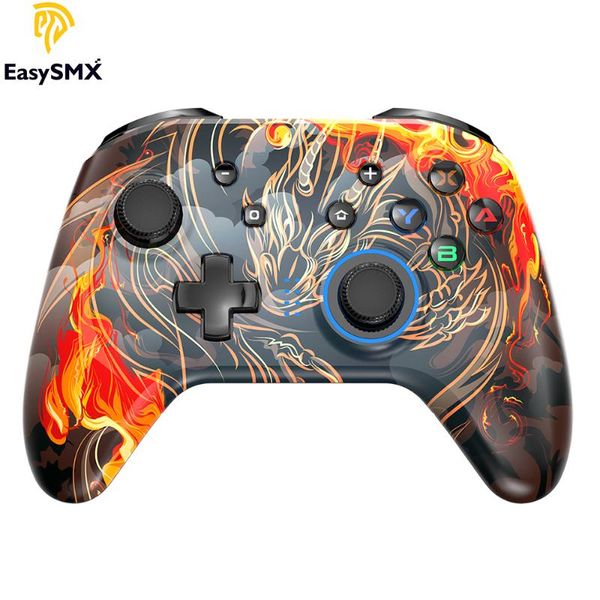

game controllers & joysticks easysmx esm-4108 gamepad wireless pro controller for switch/switch lite console 6 axis groy vibration