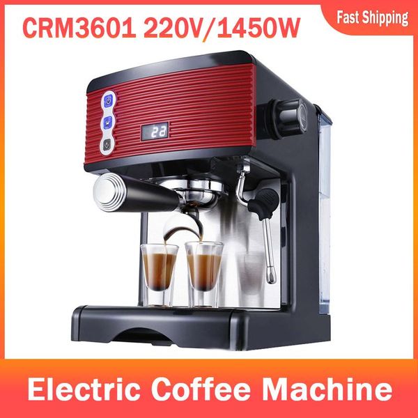

coffee maker machine espresso small fully semi-automatic household steamed milk steaming beans grinder makers