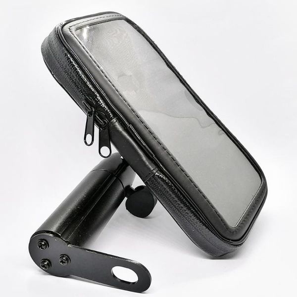 

cell phone mounts & holders fully adjustable scooter motorcycle mirror mount holder water resistance case for mobile phones