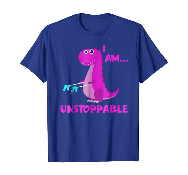 

now i'm unsable - funny t-rex dinosaur t-shirt, White;black