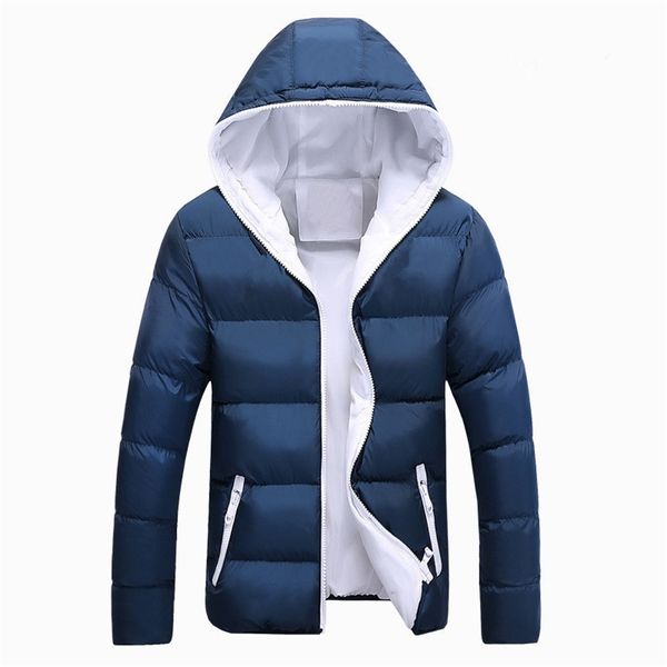 Big Sale Куртки Мужчины Зимние Повседневная Верхняя одежда Windbreaker Jaquuli Masculino Slim Fit Капюшона Мода Homme Plus Plus Размер 210923