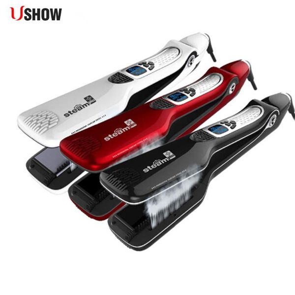 

electric hair brushes steam straightener iron flat professional personalized steampod vapor comb tools