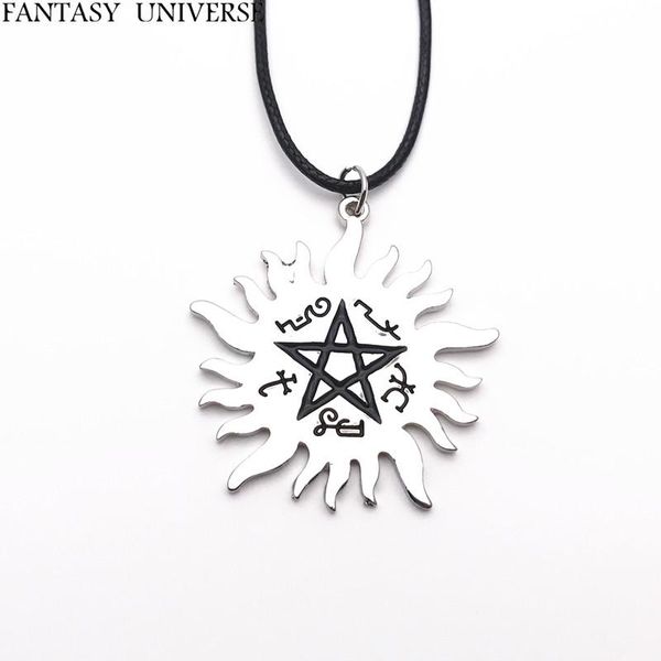 

pendant necklaces supernatural fantasy universe wholesale 20pc a lot charm necklace jccc088, Silver