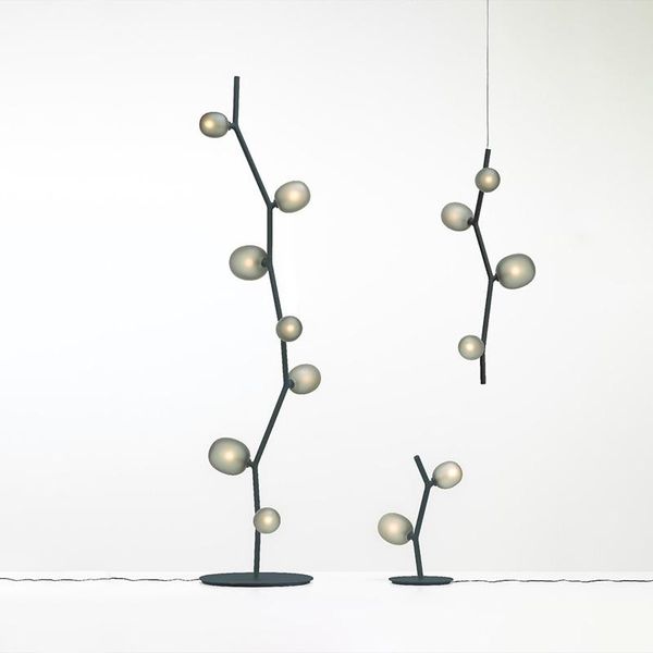 

post modern living room decoration lighting nordic bedroom corner personality creative tree ya glass ball floor lamp high light lamps